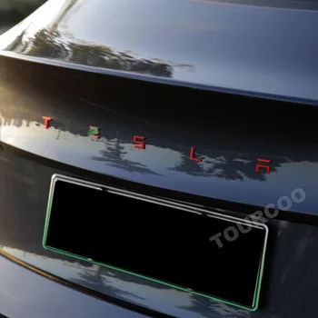 Auto Stils ABS Asti Vārtiem Emblēmas Uzlīme par Tesla Model 3 S X Auto Modifikācijas Aizmugurējais Bagāžnieka Dekoru Vēstules