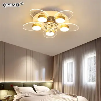 Mūsdienu LED Lustras Lampas Ar Tālvadības pulti Mājās Dekoratīvais Apgaismojums Dzīvojamā Istabā, Guļamistabā, Iekštelpu Apgaismojums, Apgaismes AC 90-260V