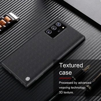 Nillkin Luksusa Plastmasas Atpakaļ Vienkāršu antidetonācijas Vienkāršā Pilna ietin Case For Samsung Galaxy Note20Ultra Note20 Neilona PC