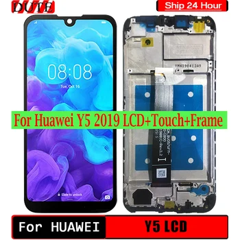 Sākotnējā Huawei Honor 8S LCD Displejs Huawei Y5 2019 LCD Digitizer Montāža Huawei Honor 8S 2019 LCD Ar Rāmja Rezerves Daļas