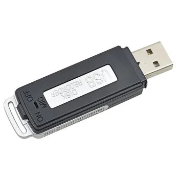 16GB Metāla Digitālais Diktofons Balss Aktivizēta USB Pen Drive Balss Ierakstīšana, izmantojot Divus Slotus PC Xiaom Android Viedtālrunis