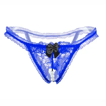 Sieviešu Sexy G String mikro Mežģīnes Atvērt Sadalīt Caurumu Loku frēzēšana Siksna Apakšbiksītes Šorti tangas Apakšveļa Underwears Apakšbikses 2019