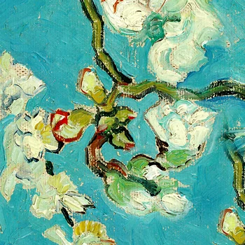 Van Gogs, Eļļas Glezna Mandeļu Ziediem, Gobelēns, Sienas Headboard Mākslas Pārklājs Kopmītnes Gobelēns Interjera