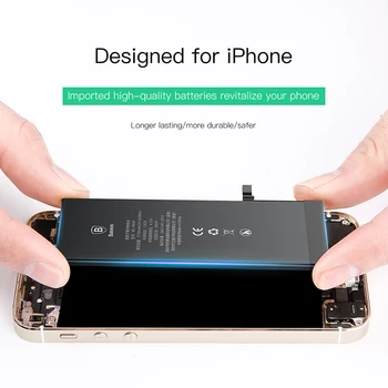Baseus Akumulators iPhone 6 6s 6 s 7 8 Plus Oriģinālās Augstas Ietilpības Bateria Nomaiņa Batterie iPhone X Xs Max Xr 7P 8P