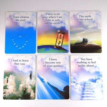 Runā ar Debesīm Mediumship Kartes 44-Karti Klāja un Ceļvežu Kartes Spēle Tarot galda Spēle Dievišķo Zemes Karotāji
